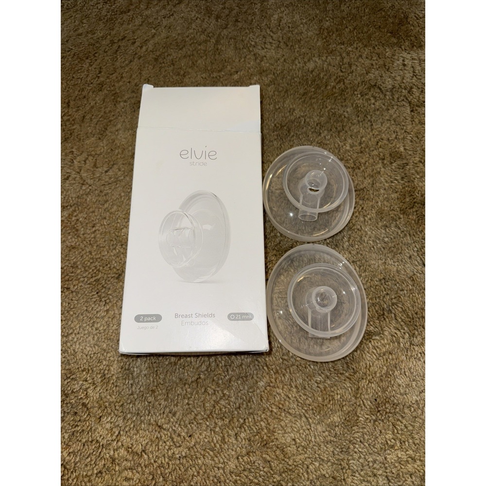 Elvie Stride 2 Pack Breast Shields 21mm BPA Free EB01-BSM02 Dishwasher Safe